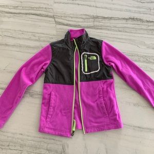 Girls North Face fleece jacket